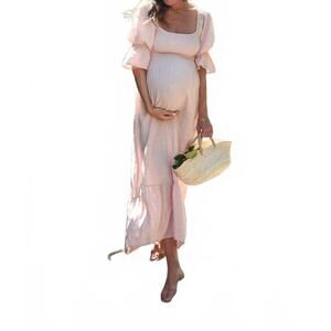 NEW BEACHWOOD BABY deia midi dress in blush